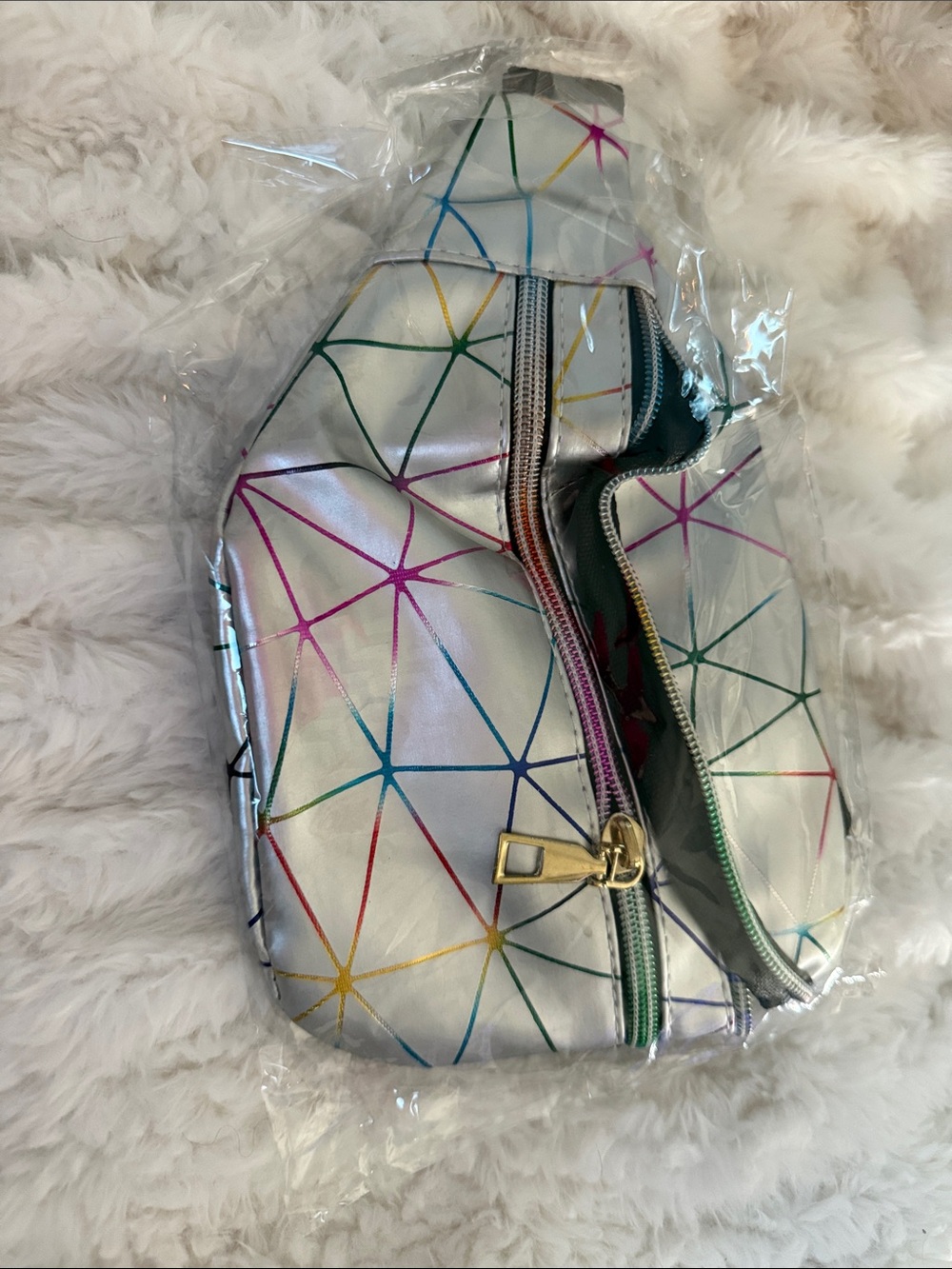 Silver Prism Rainbow Fanny pack